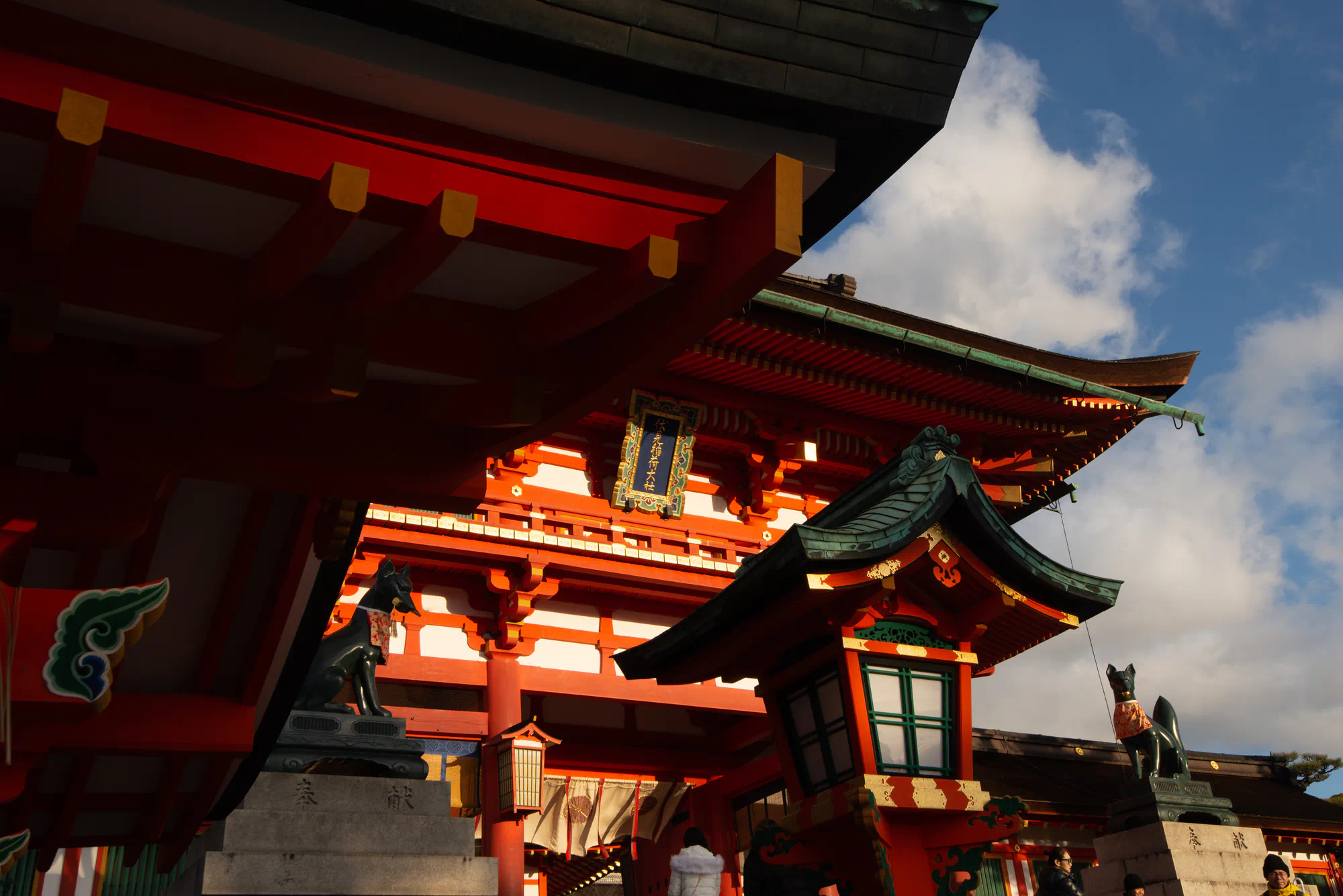 temples in the light